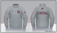 Central Lions Wrestling 1/4-Zip Jacket - Gray