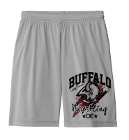 Buffalo Lady Bison Wrestling Performance Shorts - Silver