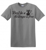 DE Courage Grey T-Shirt
