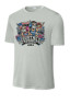 Courtney Crushers Performance T-shirt - Silver
