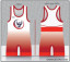 Twin Rivers Mat Club Red Freestyle Singlet