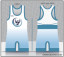 Twin Rivers Mat Club Blue Freestyle Singlet