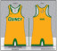 Quincy Wrestling Singlet - Gold