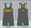 Quincy Wrestling Singlet - Gray