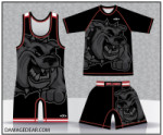 Bulldog Wrestling Club Muay Thai Shorts Package