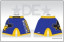 Crook County Wrestling Fight Shorts - Blue