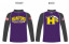 Hanford 1/4 Zip Jacket - Purple/Charcoal