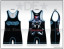 Est. Since Day One Mens Black and Blue Singlet