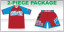 Jr Grizzlies Rash Guard and Fight Short Pack