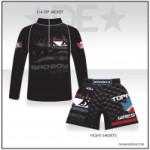 Toppenish Badboy 1/4 Zip and Fight Shorts Package