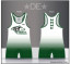 North Marion White to Green Singlet