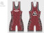 Red All-Phase Club Singlet Brute Sublimated