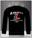 Liberty Lancers Wrestling Black Crew Neck Sweatshi...