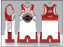 TNT Tornadoes Red-Banded Singlet