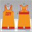Athletic Gold Red-Banded Custom Freestyle Singlet